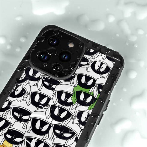 Looney Tunes Marvin the Martian Super Sized iPhone 15 Pro Waterproof Case